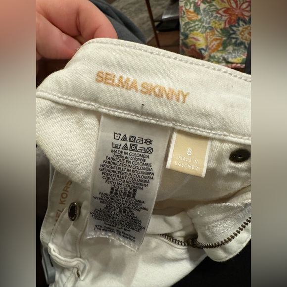 MICHAEL MICHAEL KORS Selma White Skinny Jeans Size 8 VGUC - Picture 4 of 16